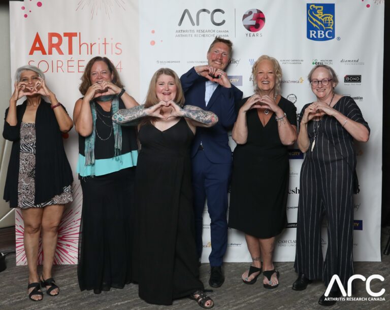 With other APAB members at the ARThritis Soiree